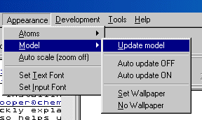Autoupdate menu