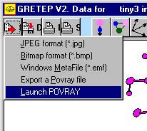 Launching Povray via Gretep